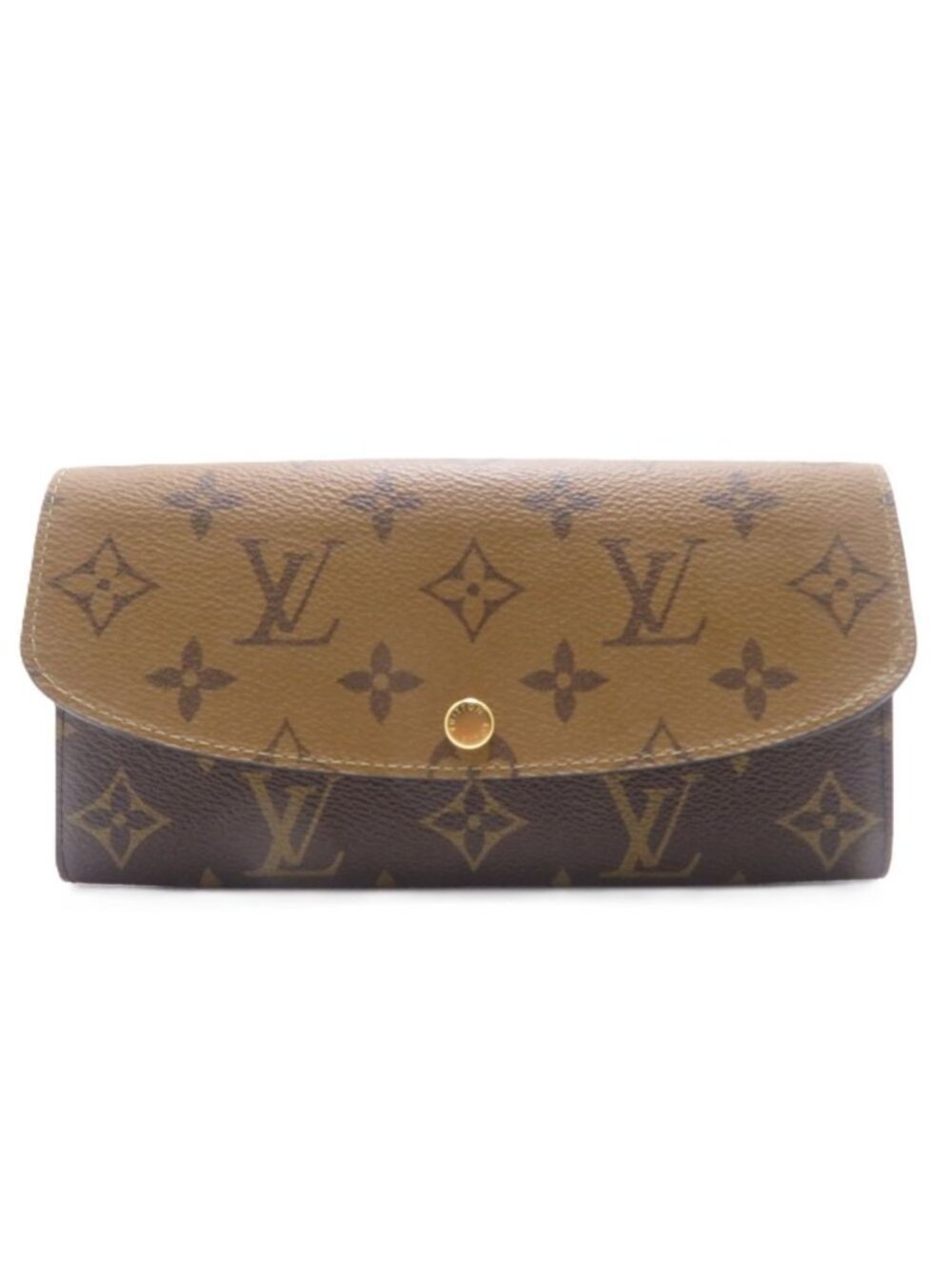 Louis Vuitton Portefeuille Emily Monogram Reverse Noir Bifold Wallet